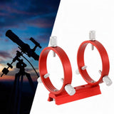 Maxbell Star Finding Bracket Red Holder for Star Finders Astrophotography Finderscope 6.8cm Dia