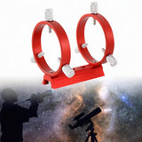 Maxbell Star Finding Bracket Red Holder for Star Finders Astrophotography Finderscope 6.8cm Dia