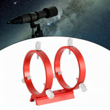 Maxbell Star Finding Bracket Red Holder for Star Finders Astrophotography Finderscope 8cm Dia