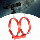 Maxbell Star Finding Bracket Red Holder for Star Finders Astrophotography Finderscope 10.2cm Dia