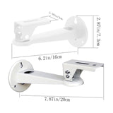Maxbell Wall Mount with Mounting Screws 360°Swivel Wall Mount Shelf for Bedside Home White
