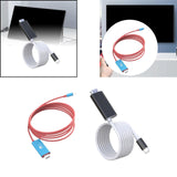 Maxbell Computer Screen Projection Cable Type C to HDTV Conversion Line for 4K TV Red Blue