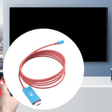Maxbell Computer Screen Projection Cable Type C to HDTV Conversion Line for 4K TV Red Blue