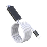 Maxbell Computer Screen Projection Cable Type C to HDTV Conversion Line for 4K TV Black White