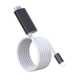 Maxbell Computer Screen Projection Cable Type C to HDTV Conversion Line for 4K TV Black White