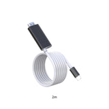Maxbell Computer Screen Projection Cable Type C to HDTV Conversion Line for 4K TV Black White