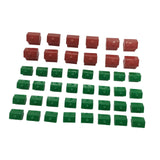 Maxbell Hotel Game Replacement Pieces Premium Game Plastic Hotels Houses Game Piece