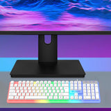 Maxbell Mechanical Gaming Keyboard PC Nonslip Women Men Waterproof USB Wired 104 Key White