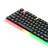 Maxbell Mechanical Gaming Keyboard PC Nonslip Women Men Waterproof USB Wired 104 Key BLack
