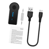 Maxbell Car Aux Receiver Portable Handsfree Calls Audio Adapter for Headphones Color Box Packing