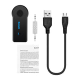 Maxbell Car Aux Receiver Portable Handsfree Calls Audio Adapter for Headphones Color Box Packing