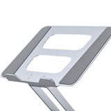 Maxbell Folding Laptop Stand Laptop Riser Holder for Tabletop Apartments Living Room Silver