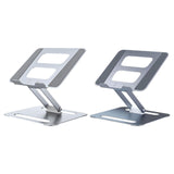 Maxbell Folding Laptop Stand Laptop Riser Holder for Tabletop Apartments Living Room Silver