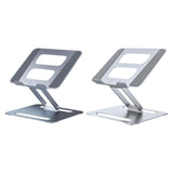 Maxbell Folding Laptop Stand Laptop Riser Holder for Tabletop Apartments Living Room Silver