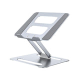 Maxbell Folding Laptop Stand Laptop Riser Holder for Tabletop Apartments Living Room Silver