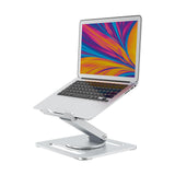 Maxbell Folding Laptop Stand Laptop Riser Holder for Tabletop Apartments Living Room Silver