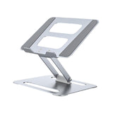 Maxbell Folding Laptop Stand Laptop Riser Holder for Tabletop Apartments Living Room Silver