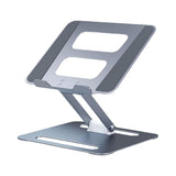 Maxbell Folding Laptop Stand Laptop Riser Holder for Tabletop Apartments Living Room Grey