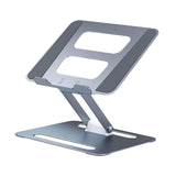Maxbell Folding Laptop Stand Laptop Riser Holder for Tabletop Apartments Living Room Grey