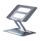 Maxbell Folding Laptop Stand Laptop Riser Holder for Tabletop Apartments Living Room Grey