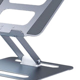 Maxbell Folding Laptop Stand Laptop Riser Holder for Tabletop Apartments Living Room Grey