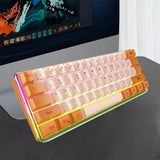 Maxbell Wired Gaming Keyboard 60% Compact for Office Gamer Typing Gaming PC Laptop