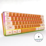 Maxbell Wired Gaming Keyboard 60% Compact for Office Gamer Typing Gaming PC Laptop