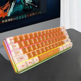 Maxbell Wired Gaming Keyboard 60% Compact for Office Gamer Typing Gaming PC Laptop