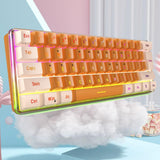 Maxbell Wired Gaming Keyboard 60% Compact for Office Gamer Typing Gaming PC Laptop