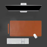 Maxbell Gaming Mouse Pad Extended Large Comes with Srtap Computer Mat for Desk Gamer Brown and Gray