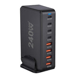 Maxbell Maxbell Desktop Charging Station Traveling Home USB Power Adapter 240W USB C Charger Black