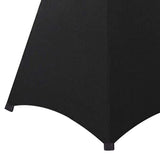 Maxbell DJ Light Speaker Stand Cover Lighting Tripod Stand Scrim for Events Weddings Black 2 Side