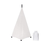 Maxbell DJ Light Speaker Stand Cover Lighting Tripod Stand Scrim for Events Weddings White 2 Sides