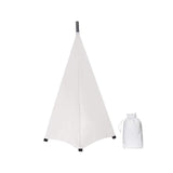 Maxbell DJ Light Speaker Stand Cover Lighting Tripod Stand Scrim for Events Weddings White 3 Sides