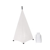 Maxbell DJ Light Speaker Stand Cover Lighting Tripod Stand Scrim for Events Weddings White 3 Sides