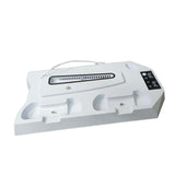 Maxbell Charging Stand with Cooling Fan for PS5 Slim Adjustable Fan Charging Station White