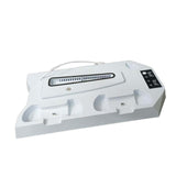 Maxbell Charging Stand with Cooling Fan for PS5 Slim Adjustable Fan Charging Station White