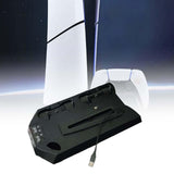 Maxbell Charging Stand with Cooling Fan for PS5 Slim Adjustable Fan Charging Station Black