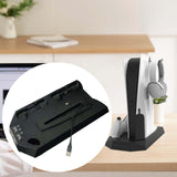 Maxbell Charging Stand with Cooling Fan for PS5 Slim Adjustable Fan Charging Station Black