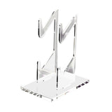Maxbell 2 Tiers Controller Display Stand Desktop Clear Stable Game Controller Holder