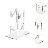 Maxbell 2 Tiers Controller Display Stand Desktop Clear Stable Game Controller Holder