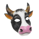 Maxbell Cow Mask Face Cover Halloween Costume for Cosplay Drama Performance Festival