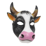 Maxbell Cow Mask Face Cover Halloween Costume for Cosplay Drama Performance Festival