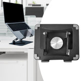 Maxbell Maxbell Folding Laptop Stand Bracket Computer Notebook Stand Rotatable Base Portable Black