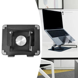 Maxbell Maxbell Folding Laptop Stand Bracket Computer Notebook Stand Rotatable Base Portable Black