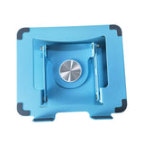 Maxbell Folding Laptop Stand Bracket Computer Notebook Stand Rotatable Base Portable Blue