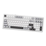 Maxbell Mechanical Gaming Keyboard PBT Keycaps Adjustable Foot Support Hot Swappable