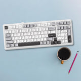 Maxbell Mechanical Gaming Keyboard PBT Keycaps Adjustable Foot Support Hot Swappable