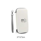 Maxbell Maxbell Game Consoles Travel Carry Bag EVA Bag Travel Carrying Case Pouch Girls Boys white gray