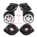 Maxbell 2Pcs Luggage Suitcase Wheels Sturdy Trolley Replacement Wheels for Suitcases